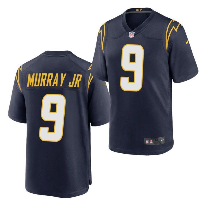 Men Los Angeles Chargers #9 Kenneth Murray Jr Nike Navy Game NFL Jersey->los angeles chargers->NFL Jersey
